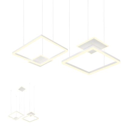 Redo 01-2614 - Lustre LED dimerizável suspenso por cabo SIGUA LED/137W/230V CRI 90 branco