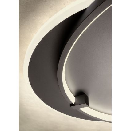 Redo 01-2660 - Iluminação de teto LED ARP LED/45W/230V preto