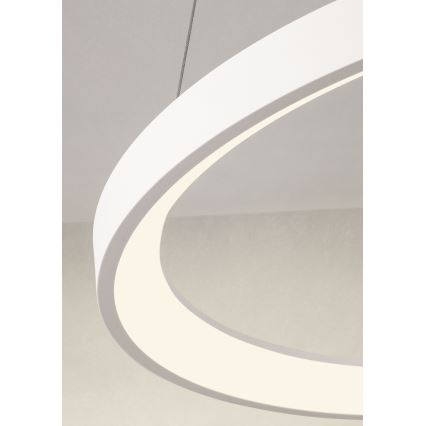 Redo 01-2672 - Lustre LED dimerizável em cabo ICONIC LED/50W/230V, Ø 58 cm, branco