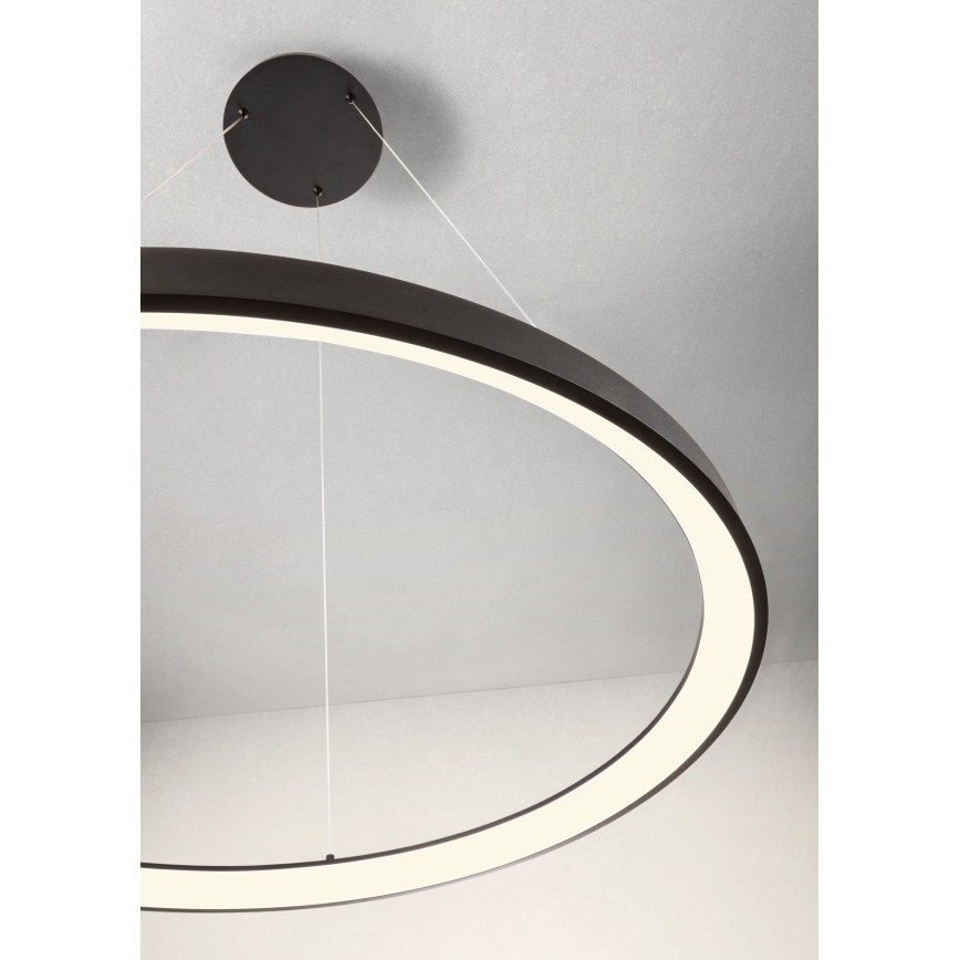 Redo 01-2674- Candelabro suspenso LED com regulação ICONIC LED/50W/230V diâmetro 58 cm preto