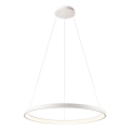 Redo 01-2675 - Candeeiro pendente dimável ICONIC em cabo, LED 60 W/230 V, diâmetro 78 cm, branco