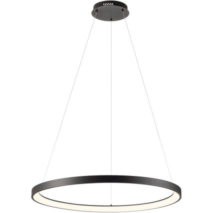 Redo 01-2677 - Candelabro suspenso LED com regulação ICONIC LED/60W/230V diâmetro 78 cm preto