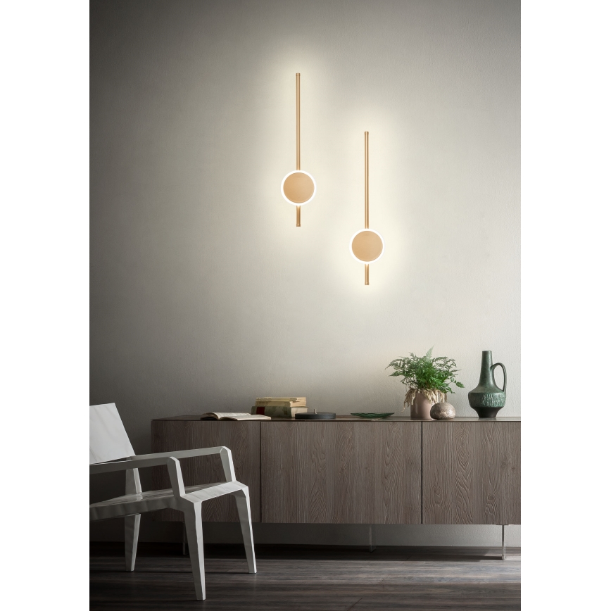 Redo 01-2700 - Iluminação de parede LED DIAZ LED/18W/230V CRI 90 dourado