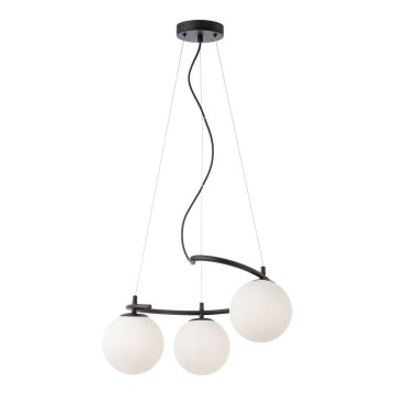 Redo 01-2716 - Candelabro suspenso VOLLEY 3xE14/28W/230V preto