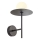 Redo 01-2726 - Candeeiro de parede PLATO 1xG9/10W/230V preto