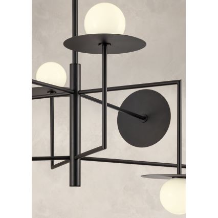 Redo 01-2753 - Lustre de haste PLATO 8xG9/10W/230V preto
