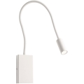 Redo 01-2754 - Candeeiro de parede LED WALLIE LED/3W/230V USB CRI 90 branco