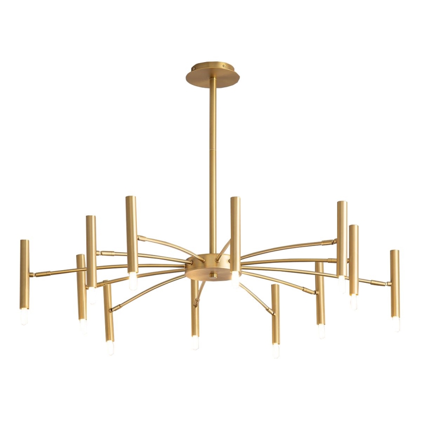 Redo 01-2774 - Candelabro suspenso RAYEN 12xG9/10W/230V bronze