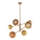 Redo 01-2779 - Candelabro suspenso ROY 5xG9/10W/230V