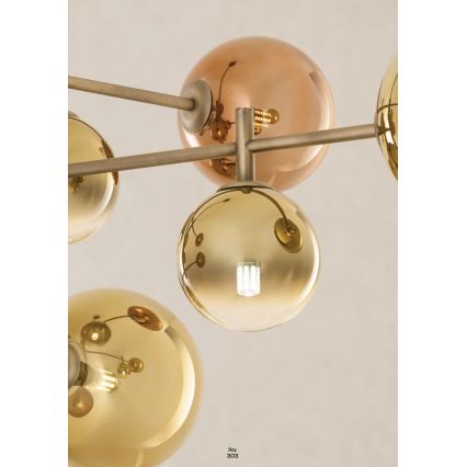 Redo 01-2779 - Candelabro suspenso ROY 5xG9/10W/230V