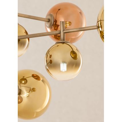 Redo 01-2780 - Candelabro suspenso ROY 6xG9/10W/230V