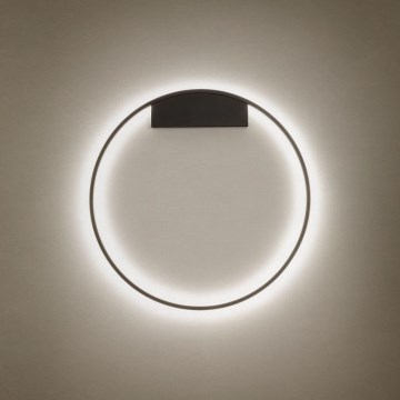 Redo 01-2819 - Candeeiro de parede LED dimerizável FEBE LED/24W/230V preto