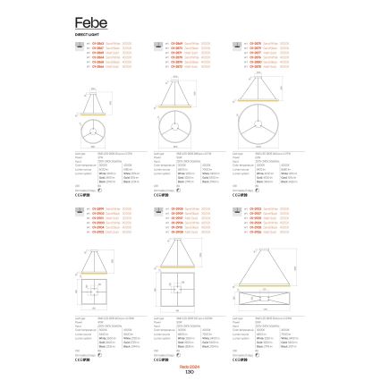 Redo 01-2819 - Candeeiro de parede LED dimerizável FEBE LED/24W/230V preto