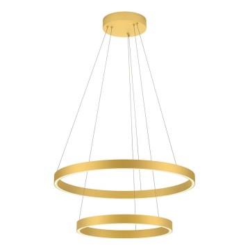 Redo 01-2889 - Candelabro suspenso LED com regulação FEBE LED/62W/230V dourada