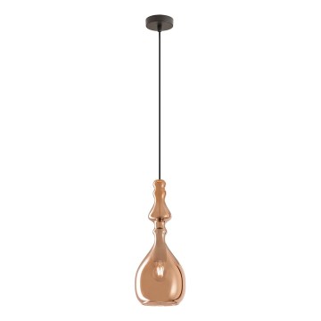Redo 01-2939 - Lustre suspenso AMBIX em cabo 1xE27/42W/230V Ø 18 cm castanho