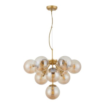 Redo 01-2940 - Candelabro suspenso AGAPE 10xE14/28W/230V dourada