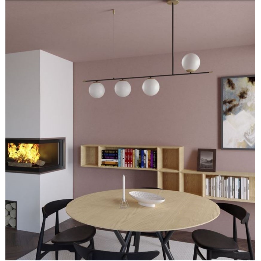 Redo 01-2949 - Candelabro suspenso ESSENTIAL 4xE14/28W/230V