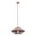 Redo 01-3005 - Lustre suspenso por cabo GRILL 1xE27/42W/230V Ø 39,6 cm preto/castanho