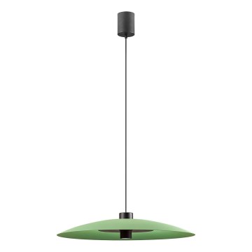 Redo 01-3019 - Lustre LED suspenso por cabo LARS LED/14W/230V + LED/10W Ø 60 cm CRI 90 verde