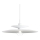 Redo 01-3048 - Lustre suspenso com cabo GUNNAR 1xE27/42W/230V Ø 50 cm branco