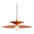 Redo 01-3049 - Lustre suspenso com cabo GUNNAR 1xE27/42W/230V Ø 50 cm laranja
