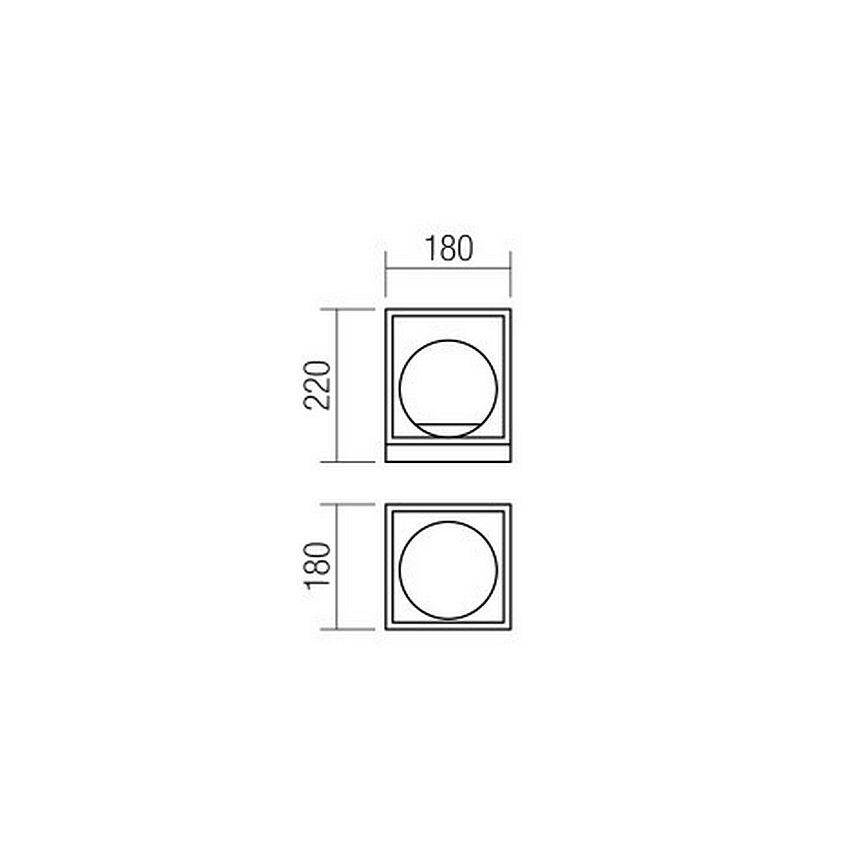 Redo 01-3052 - Candeeiro de mesa ZODIAC 1xE14/28W/230V