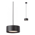 Redo 01-3101 - Candeeiro suspenso LED PUNKT LED/6W/230V diâmetro 15 cm preto
