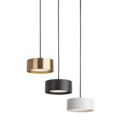 Redo 01-3101 - Candeeiro suspenso LED PUNKT LED/6W/230V diâmetro 15 cm preto