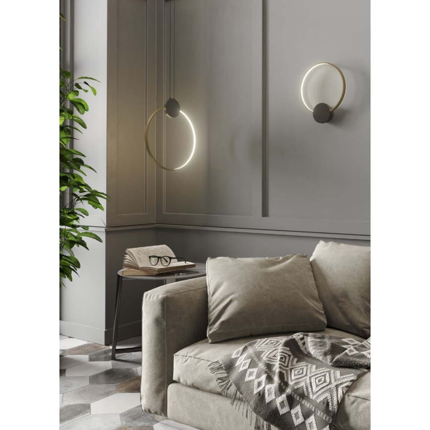 Redo 01-3103 - Iluminação de parede LED ATOM LED/20W/230V diâmetro 60 cm