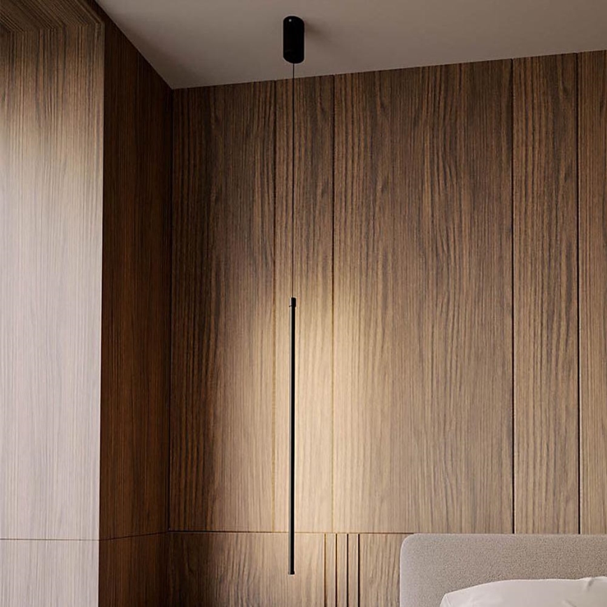 Redo 01-3116 - Candelabro suspenso LED TABOO LED/9W/230V preto