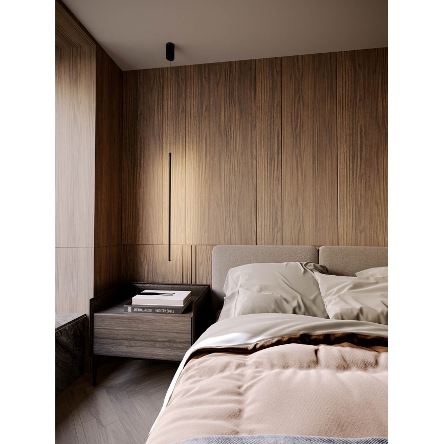 Redo 01-3116 - Candelabro suspenso LED TABOO LED/9W/230V preto