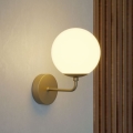 Redo 01-3147 - Iluminação de parede BOWLING 1xE27/42W/230V dourada