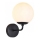 Redo 01-3148 - Iluminação de parede BOWLING 1xE27/42W/230V preto