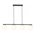 Redo 01-3156 - Candelabro suspenso BOWLING 4xE27/42W/230V preto
