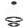Redo 01-3179 - Candelabro suspenso LED com regulação CASTLE LED/60W/230V preto