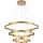 Redo 01-3181 - Candelabro suspenso LED com regulação CASTLE LED/80W/230V dourada
