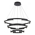 Redo 01-3182 - Candelabro suspenso LED com regulação CASTLE LED/80W/230V preto