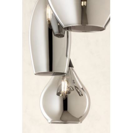 Redo 01-3190 - Candelabro suspenso TANNER 1xE14/28W/230V diâmetro 15 cm