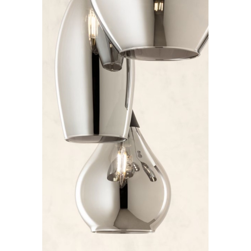 Redo 01-3190 - Candelabro suspenso TANNER 1xE14/28W/230V diâmetro 15 cm