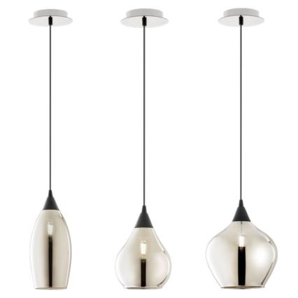 Redo 01-3190 - Candelabro suspenso TANNER 1xE14/28W/230V diâmetro 15 cm