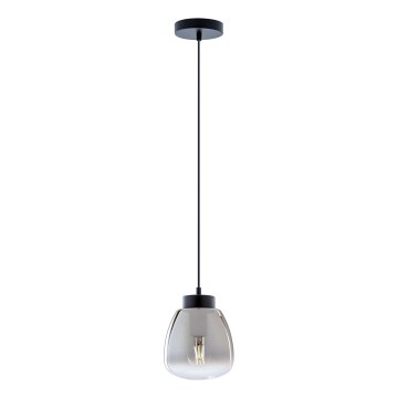 Redo 01-3196 - Candeeiro suspenso LUKE 1xE27/42W/230V diâmetro 17 cm preto