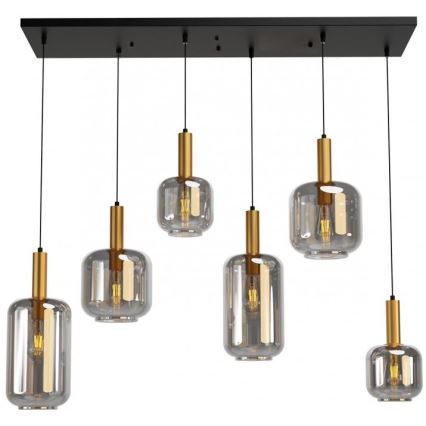 Redo 01-3215 - Candelabro suspenso BRINA 6xE27/23W/230V