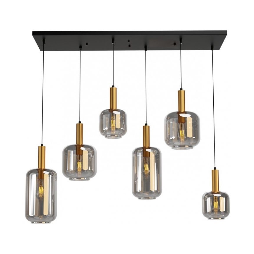 Redo 01-3215 - Candelabro suspenso BRINA 6xE27/23W/230V