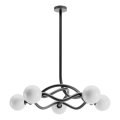 Redo 01-3259 - Lustre em haste CONFUSIO 5xE14/28W/230V Ø 96 cm preto