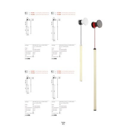 Redo 01-3303 - Arandela LED dimerizável SWING LED/16W/230V 3000/4000K IRC 90 branca