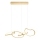 Redo 01-3389 - Lustre pendente LED regulável em cabo BIAS LED/90W/230V 3000/4500/6500K CRI 90 dourado