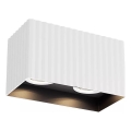 Redo 01-3410 - Spot DELPHI 2x GU10/7W/230V 16,1x8,1 cm branco
