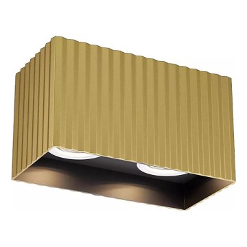 Redo 01-3411 - Spot DELPHI 2xGU10/7W/230V 16,1x8,1 cm dourado