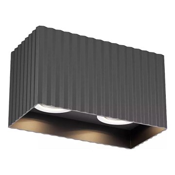 Redo 01-3412 - Spot DELPHI 2xGU10/7W/230V 16,1x8,1 cm preto
