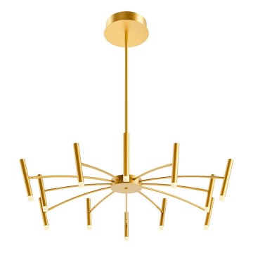 Redo 01-3448 - Lustre LED dimerizável em haste RAYEN LED/60W/230V CRI 90 dourado